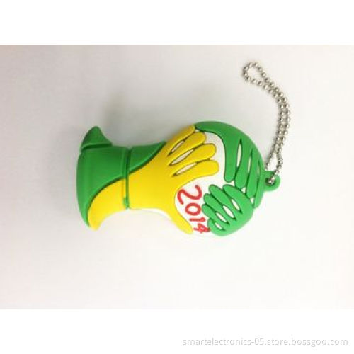World cup man USB flash drives/free customized package/printing/3yrs warranty/64MB-128GB/grade A